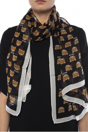 Patterned silk scarf, zdjęcie 2 Patterned silk scarf od Moschino